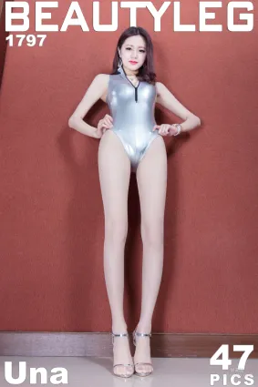 腿模Una《肉絲高叉+黑絲旗袍》 [Beautyleg] No.1797 寫真集