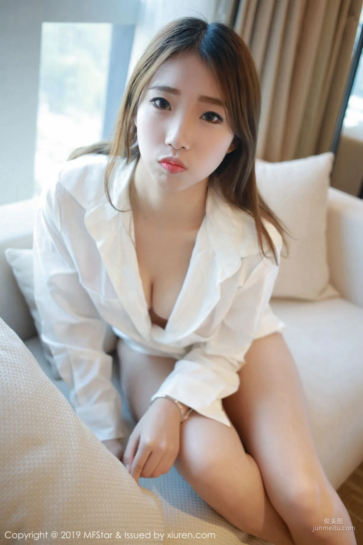 Baoer fox, White Shirt Lingerie Series [MFStar] Vol.199 Photo Set photo 24