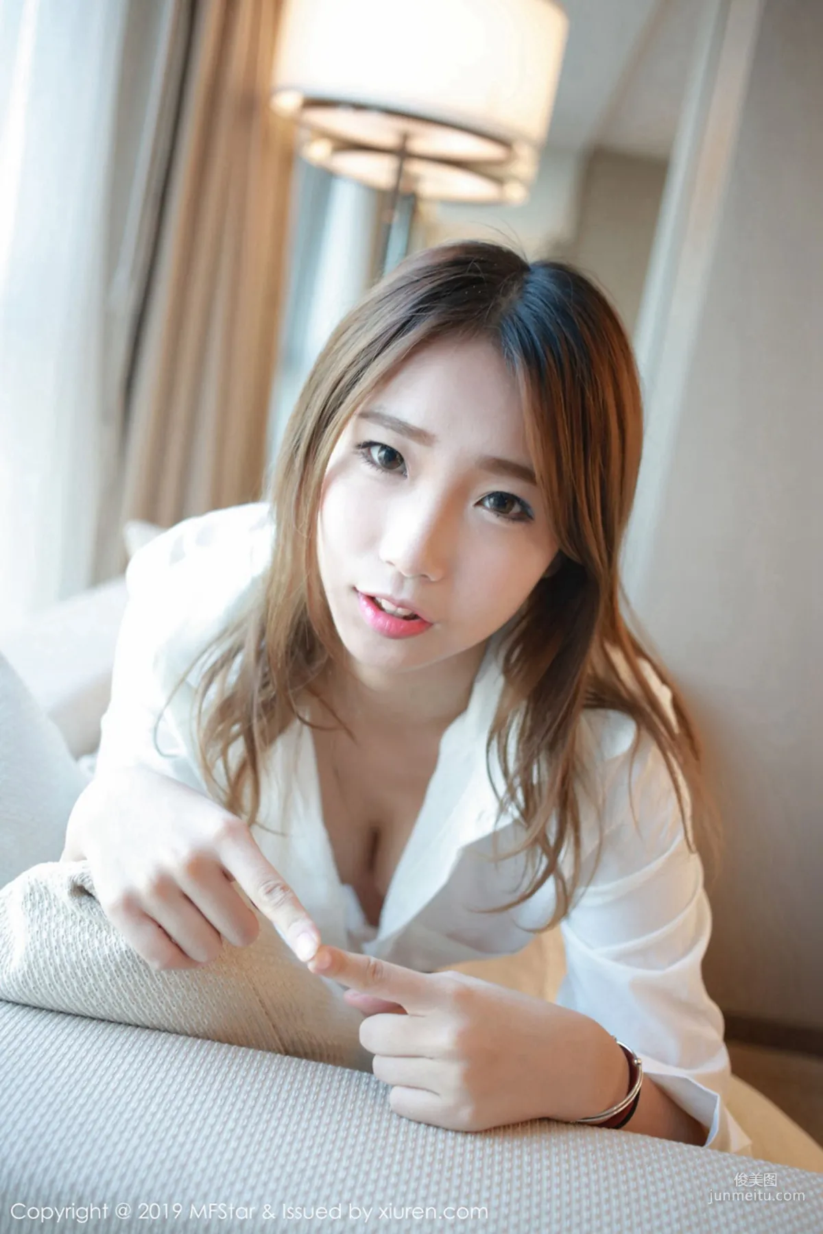 Baoer fox, White Shirt Lingerie Series [MFStar] Vol.199 Photo Set photo 6