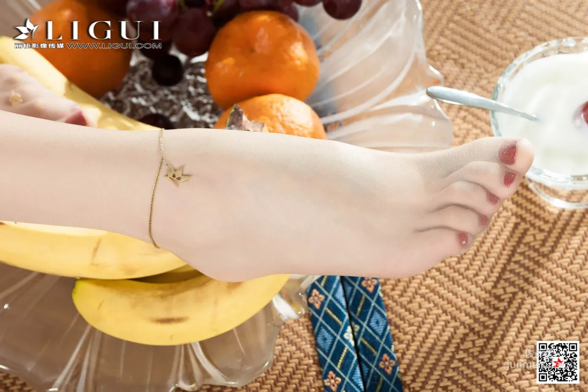 Tu Zi 'Kimono Fruit Silk Feet Seduction' [Ligui] Stockings and Jade Feet Photo Set photo 77