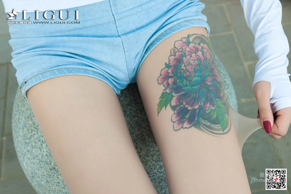 Huanbao Tianshi, Environmental Angel [Ligui] Beautiful Legs and Silk Feet Photo Set photo 45