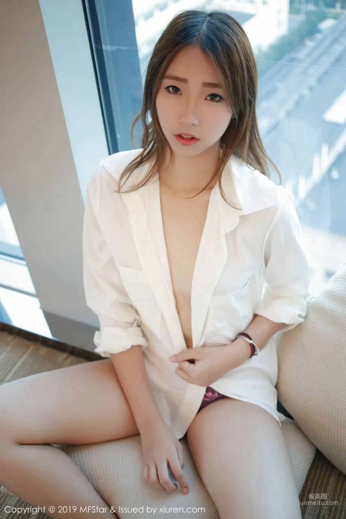 Baoer fox, White Shirt Lingerie Series [MFStar] Vol.199 Photo Set photo 40