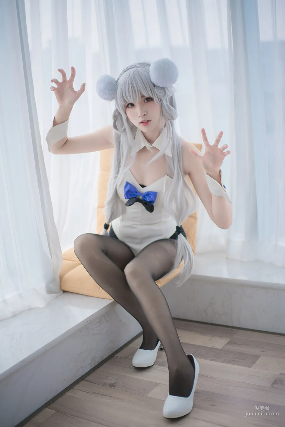 [风之领域] NO.138 黑丝COS萌妹 写真集11
