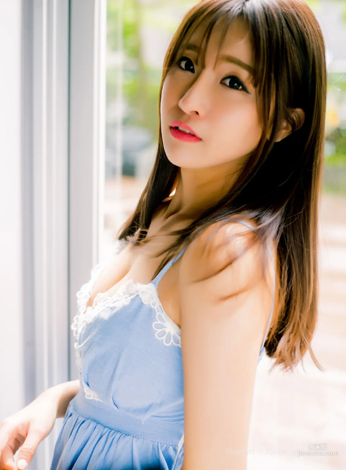 Xiaoyang, A Little Sexy! Rippling Waves - Xiaoyang Pajamas [SUNGIRL] No.003 Photo Set photo 17