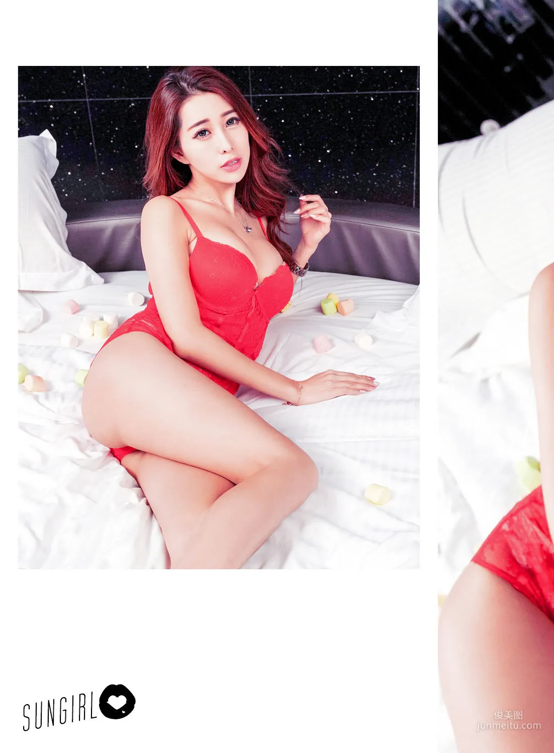 Model Ivy Chen, Peach-Colored Charming DJ [SUNGIRL] No.037 Photo Set photo 16