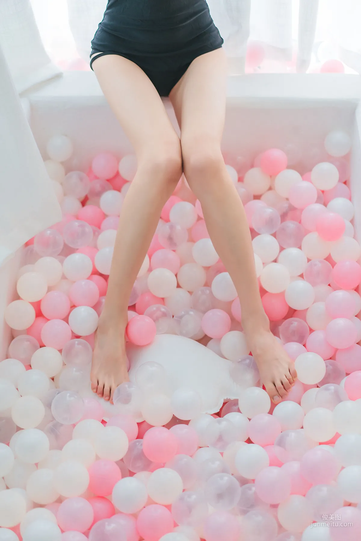 [风之领域] NO.141 性感沙滩连体泳衣 写真集33