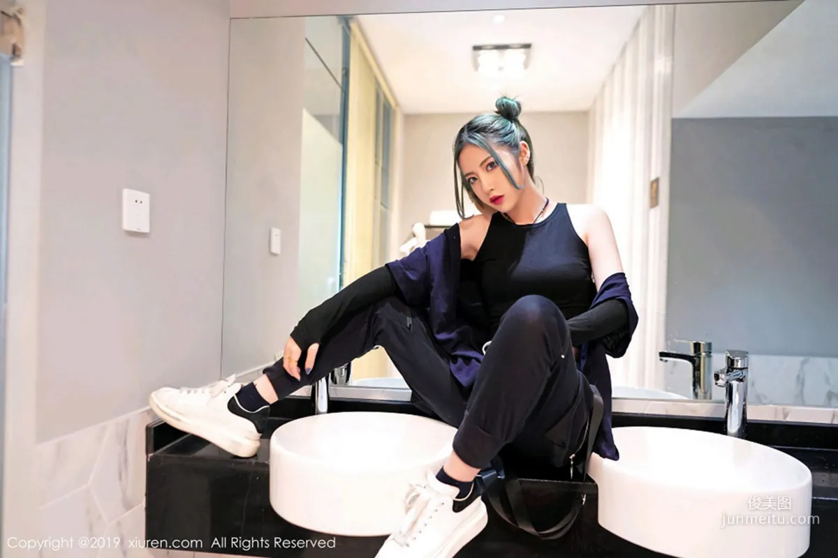 Jia Shihan《With a Delicate Face and Graceful Figure》 [XiuRen] No.1550 Photo Set photo 44