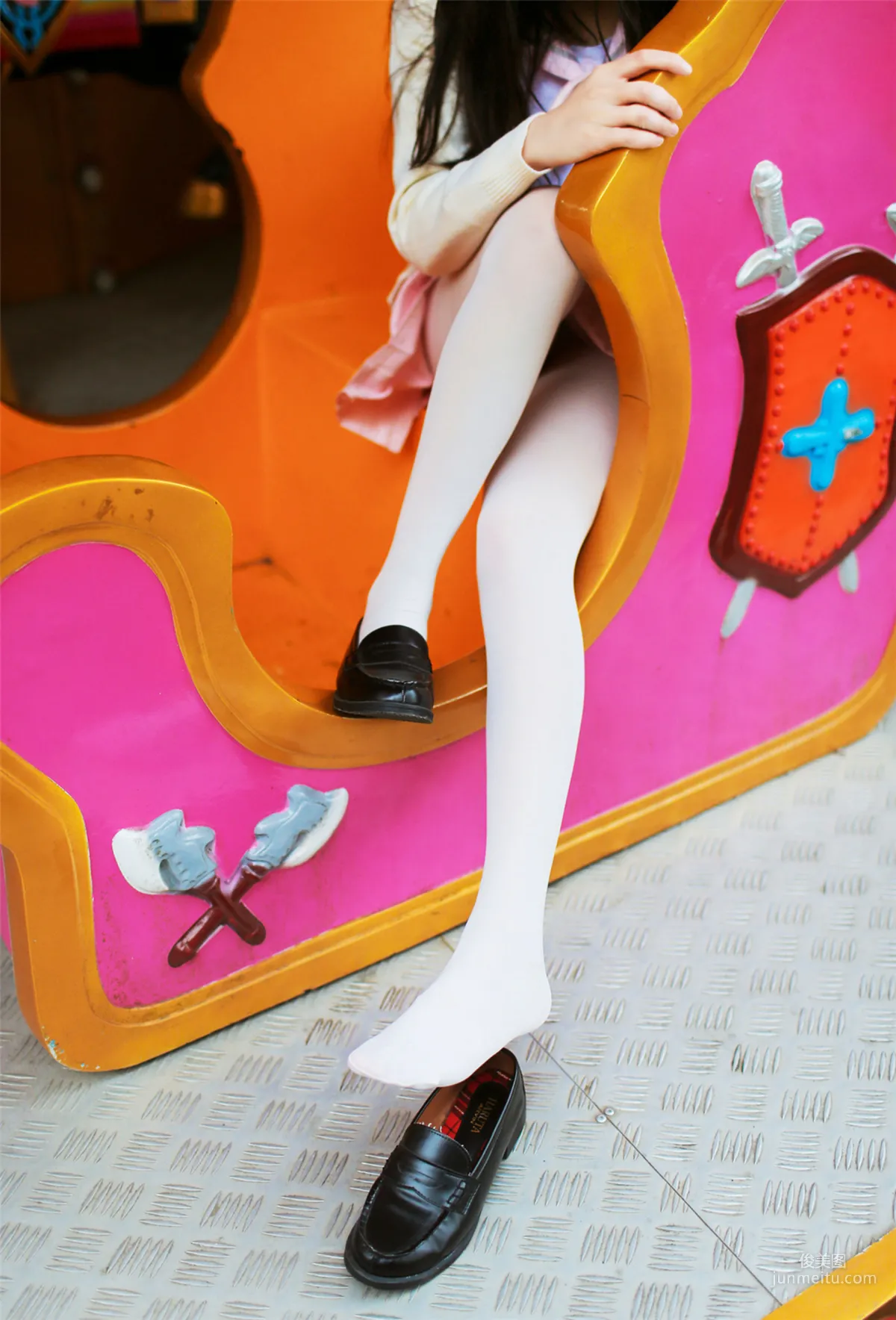 [风之领域] NO.146 白丝粉红少女户外 写真集12