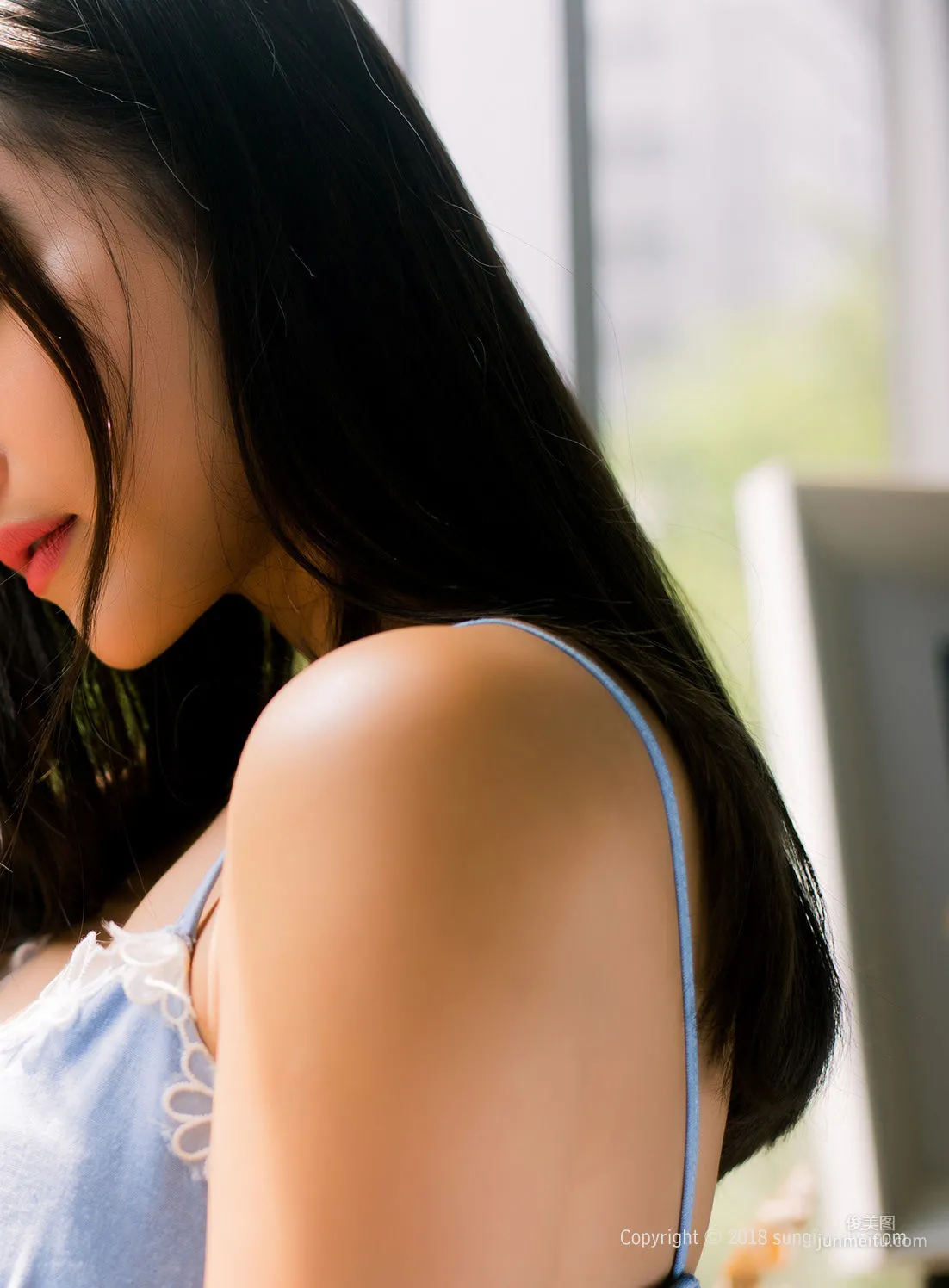 Xiaoyang, A Little Sexy! Rippling Waves - Xiaoyang Pajamas [SUNGIRL] No.003 Photo Set photo 23
