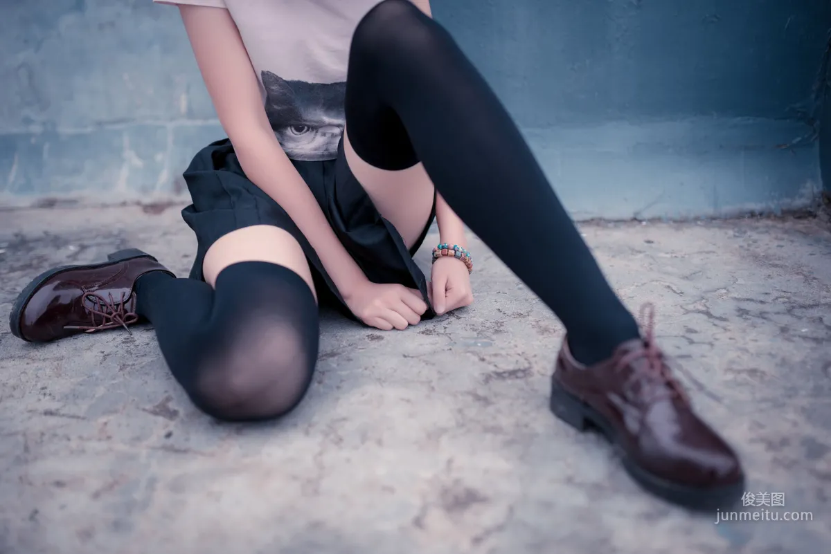 [风之领域] NO.145 黑丝黑猫少女 写真集32