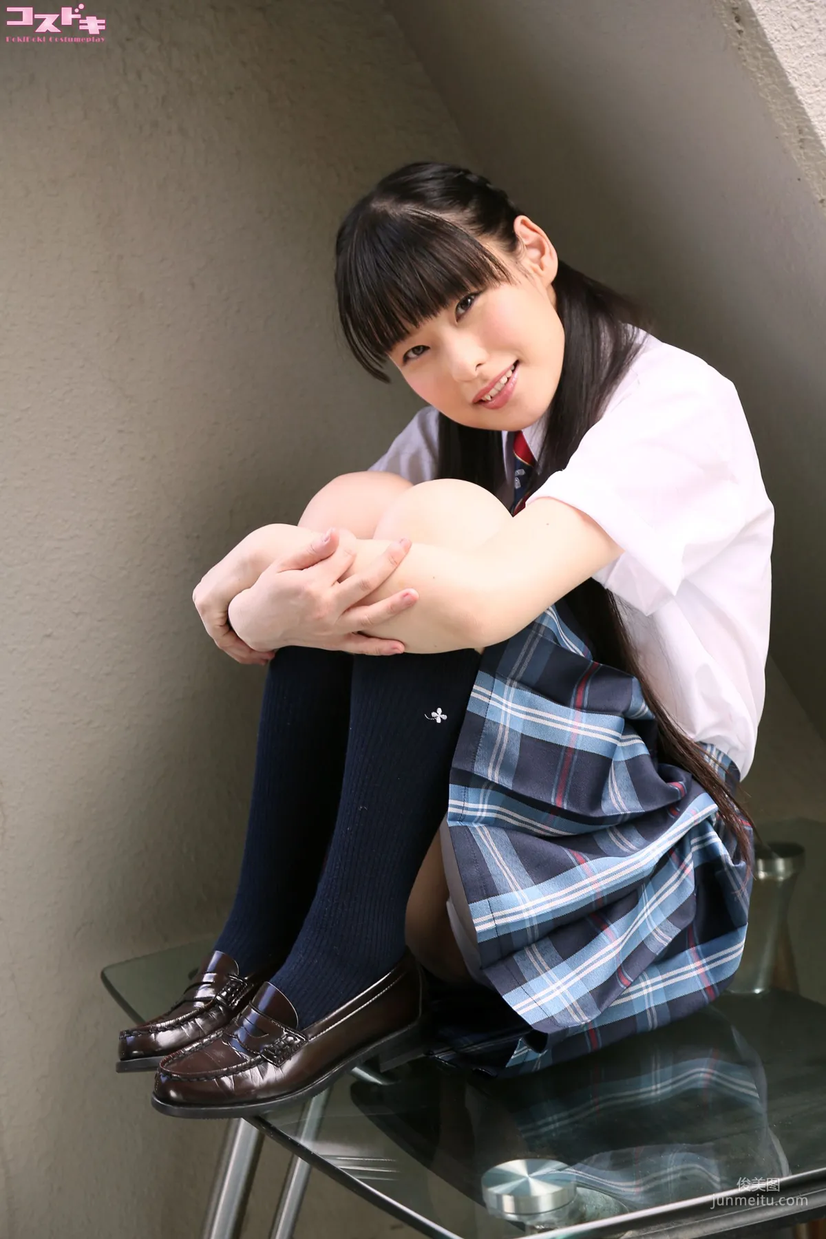 Yuzuna Aida 合田柚奈 [Cosdoki] aidayuzuna_pic_seifuku2 寫真集 26