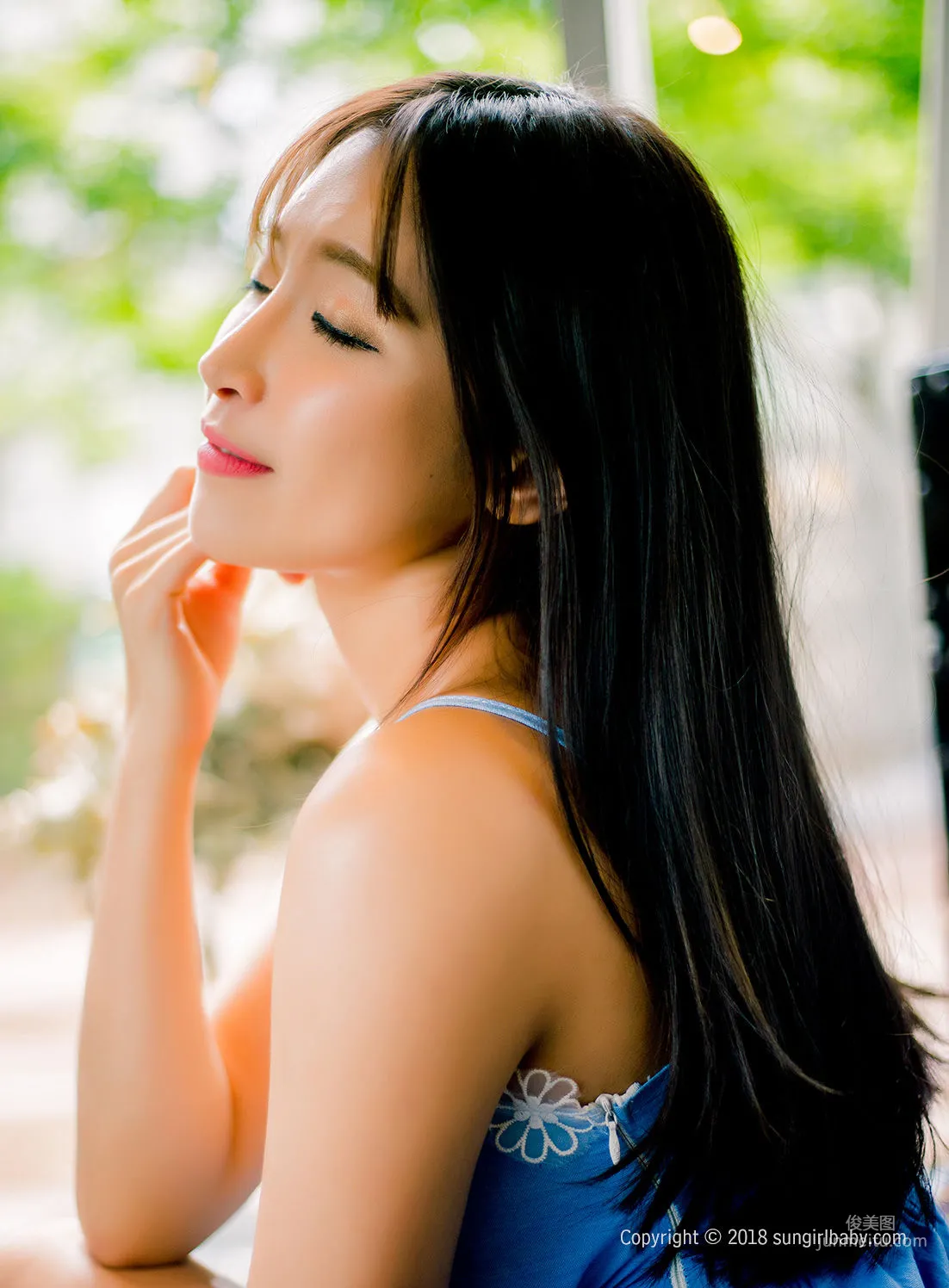Xiaoyang, A Little Sexy! Rippling Waves - Xiaoyang Pajamas [SUNGIRL] No.003 Photo Set photo 5