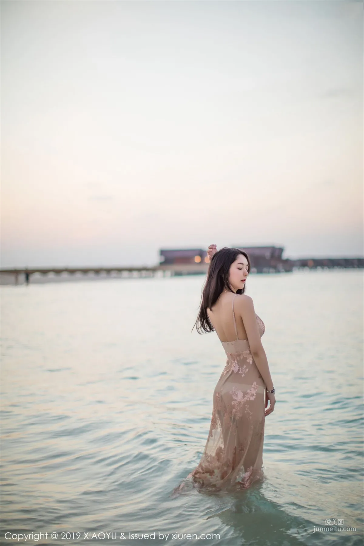 Angela Loves Cats "Lace Lingerie Pool Wet Body" [XIAOYU] Vol.106 Photo Set photo 45