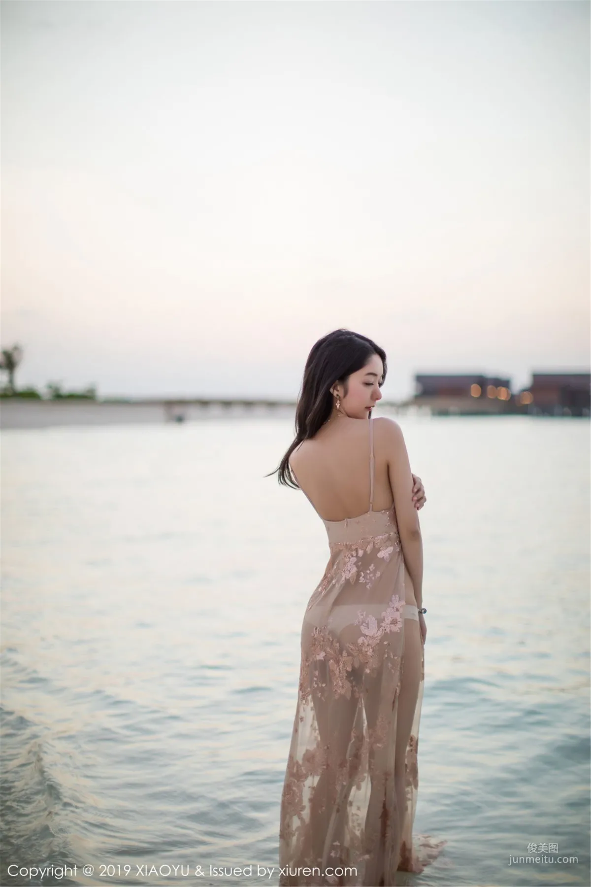 Angela Loves Cats "Lace Lingerie Pool Wet Body" [XIAOYU] Vol.106 Photo Set photo 44