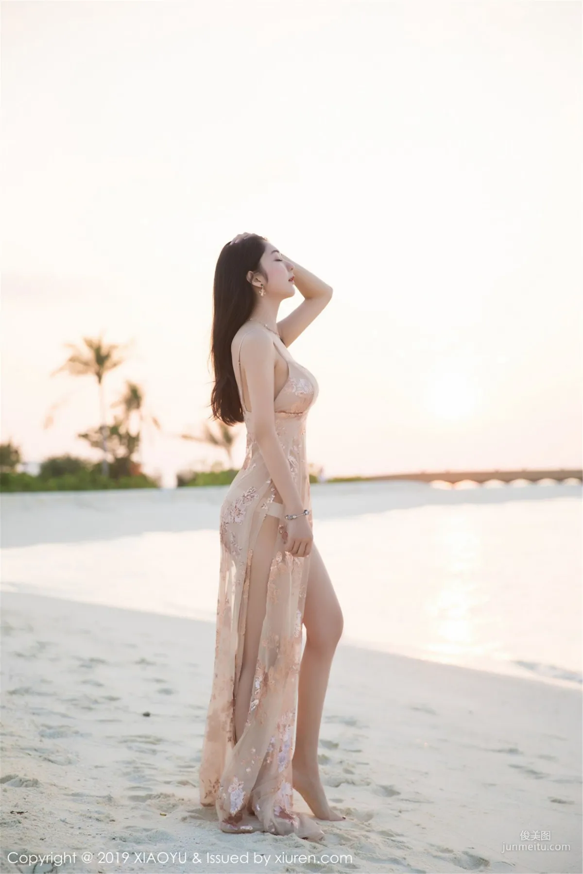Angela Loves Cats "Lace Lingerie Pool Wet Body" [XIAOYU] Vol.106 Photo Set photo 41