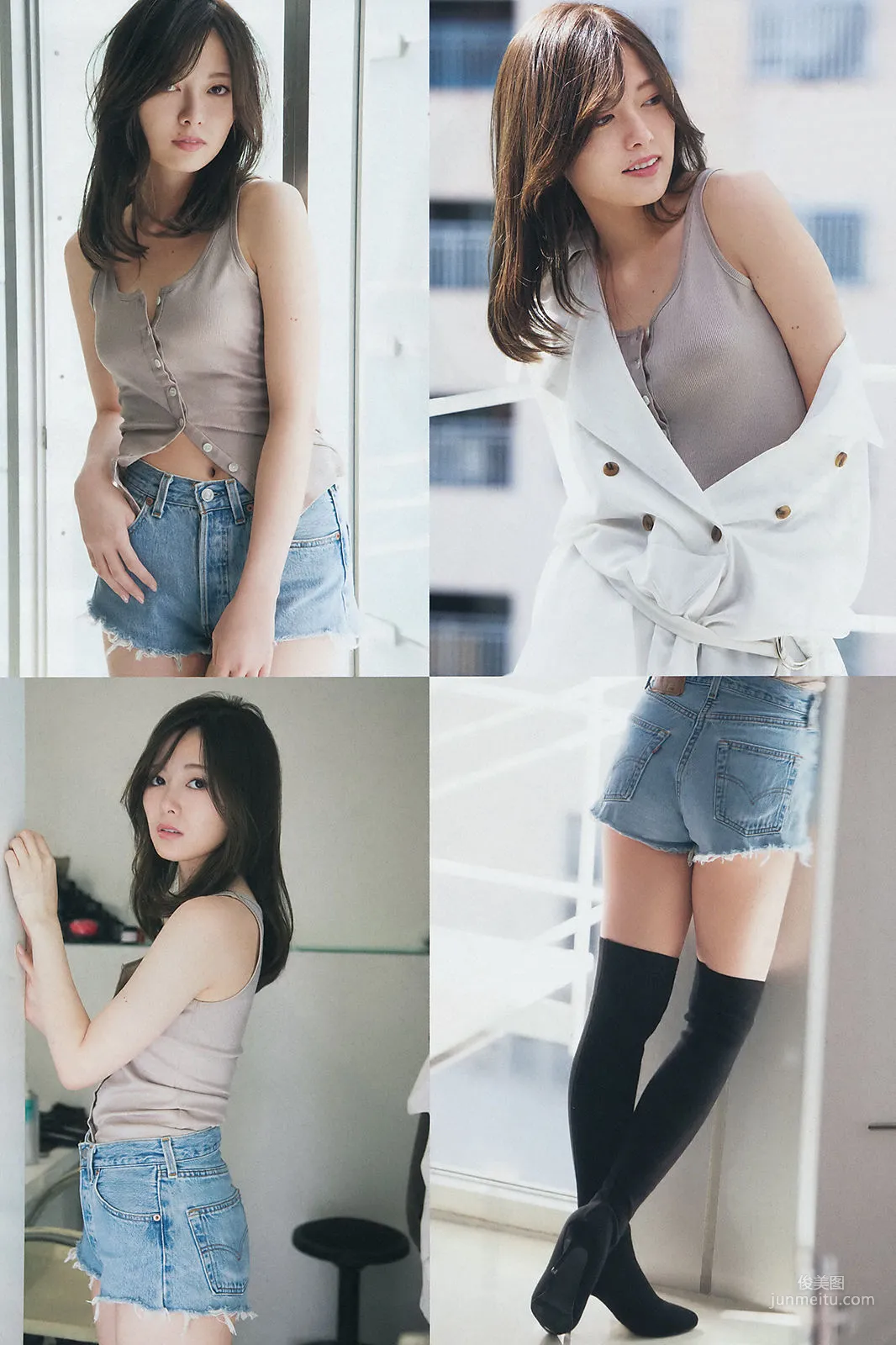 [Weekly Big Comic Spirits] 白石麻衣 モトーラ世理奈 2018年No.20 寫真雜志 3