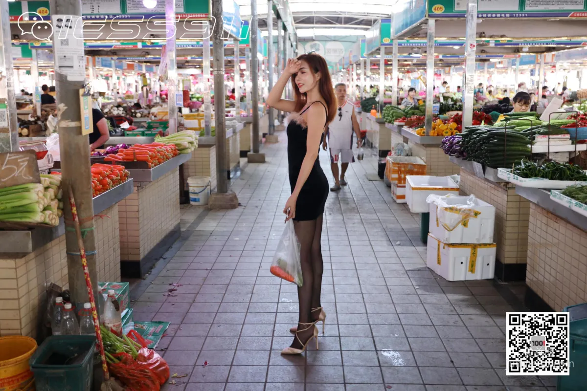 Model Lucy, Grocery Shopping 2 [IESS One Thousand and One Nights] Street Snap Beautiful Legs Photo Set photo 13