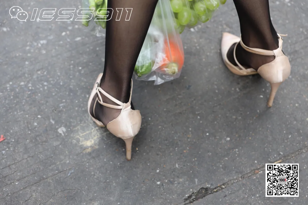 Model Lucy, Grocery Shopping 3 [IESS One Thousand and One Nights] Black Stockings Street Snap Photo Set photo 79