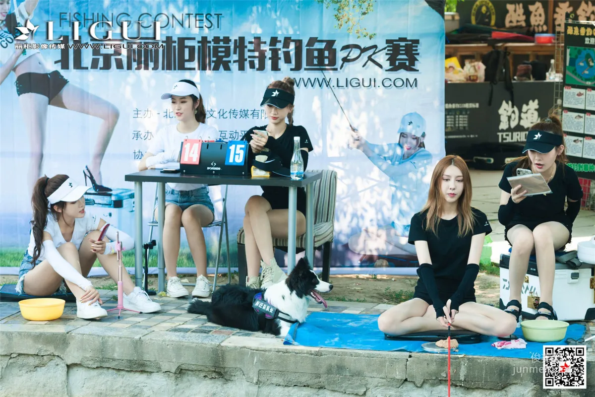 Wen Jing & Ran Ran, Fishing Park Silk Stockings [Ligui] Internet Beauty Photo Set photo 41