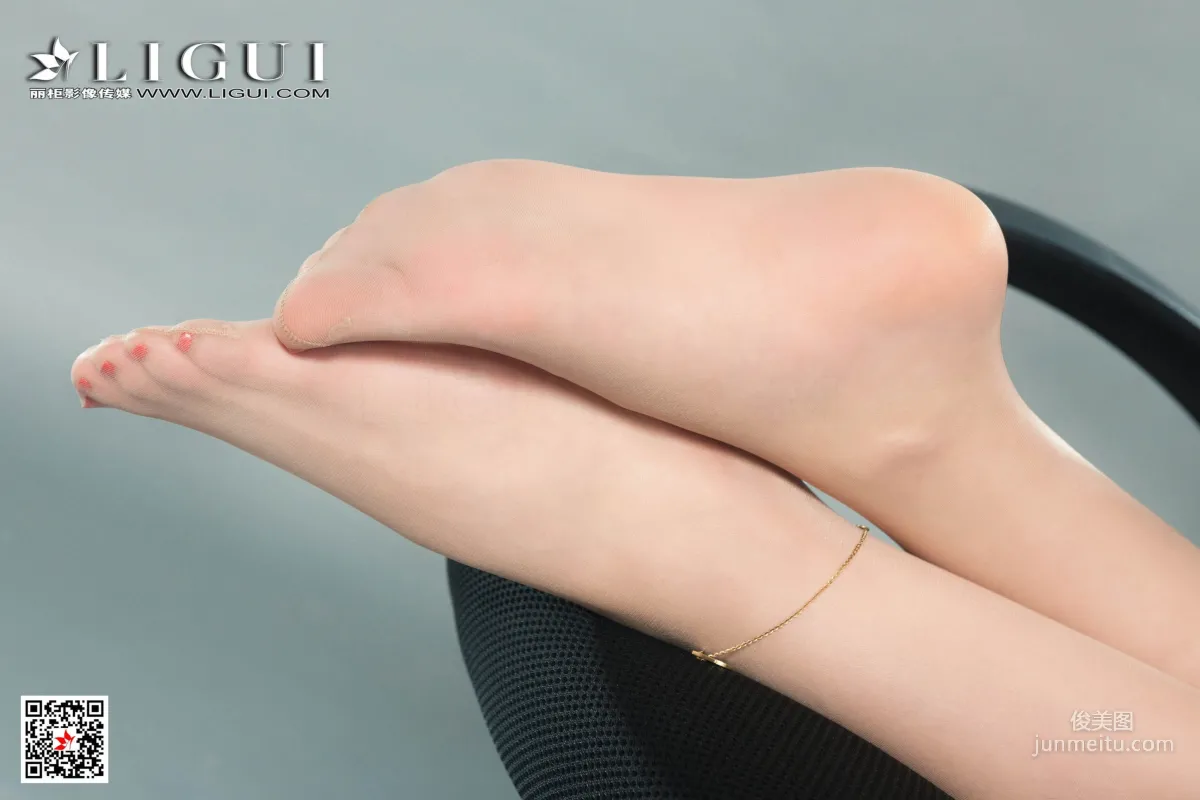 腿模玲玲《肉丝美腿OL》 [丽柜LIGUI] 网络丽人 写真集21