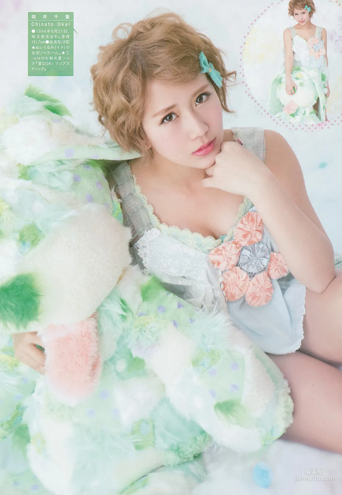 [Weekly Big Comic Spirits] ℃-ute 2014年No.33 写真杂志5