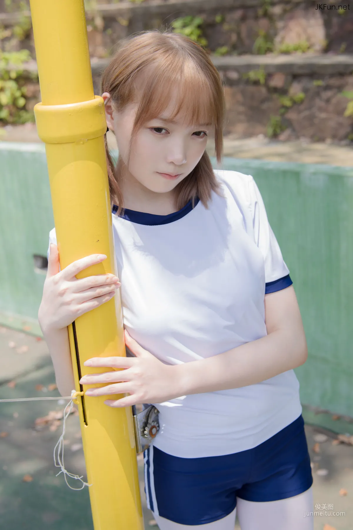 Aika《80D白絲外景體操服》 [森蘿财團] 寫真集 8