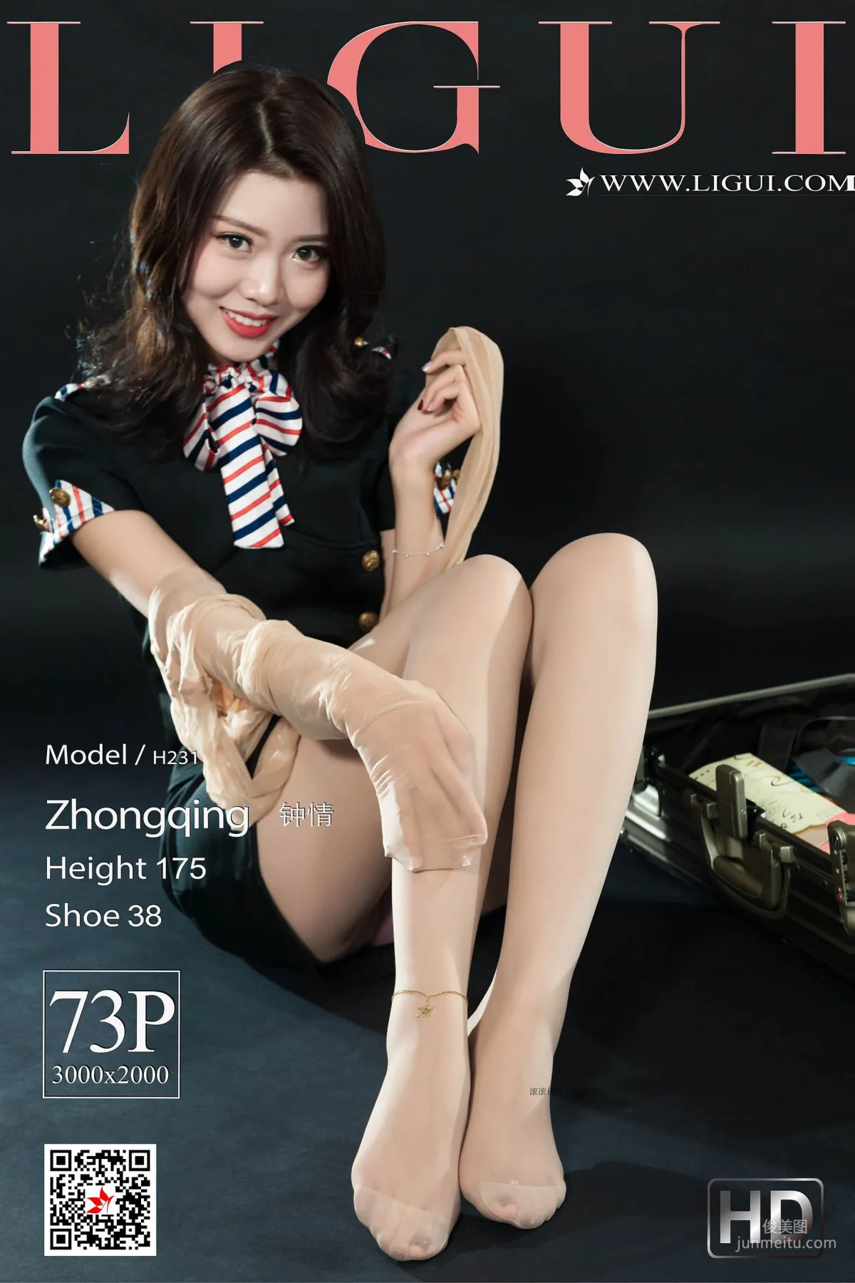 钟情《空姐丝足美腿》 [丽柜LIGUI] 网络丽人 写真集1