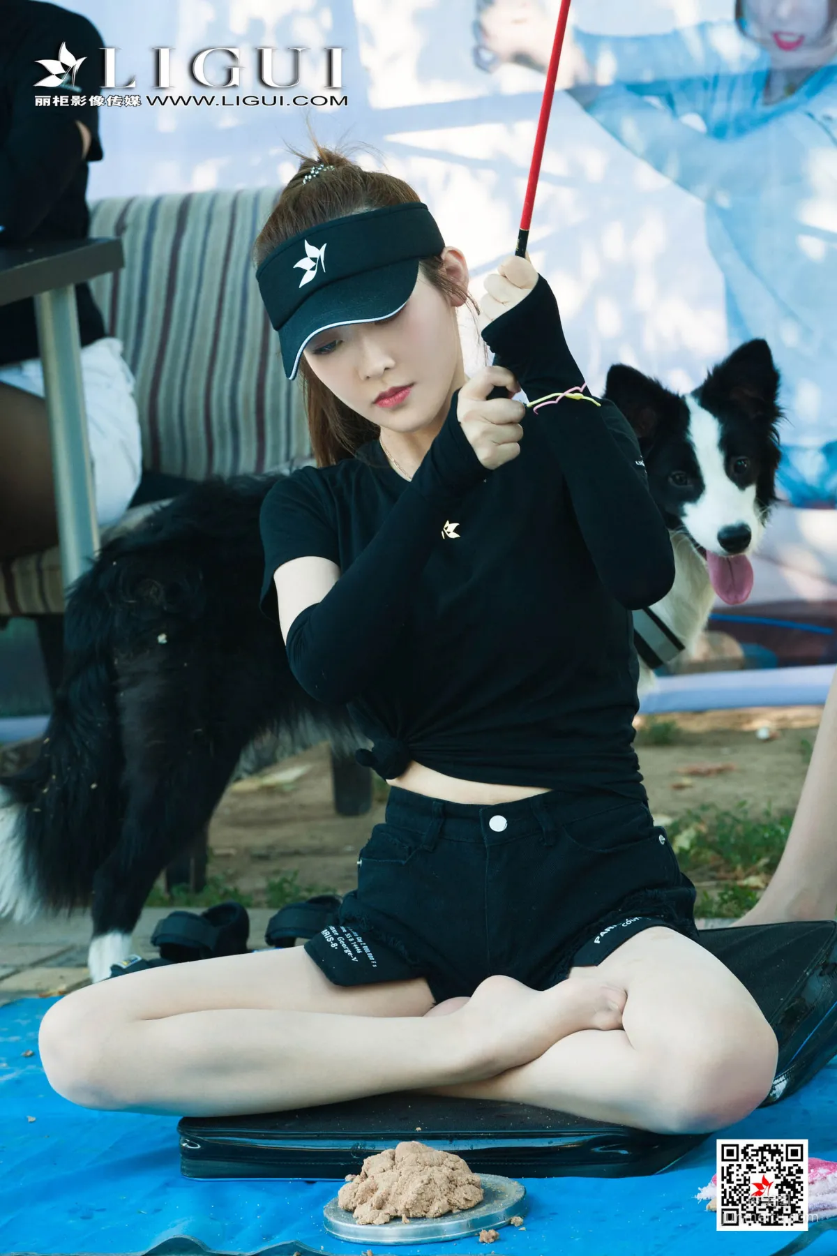 Wen Jing & Ran Ran, Fishing Park Silk Stockings [Ligui] Internet Beauty Photo Set photo 35