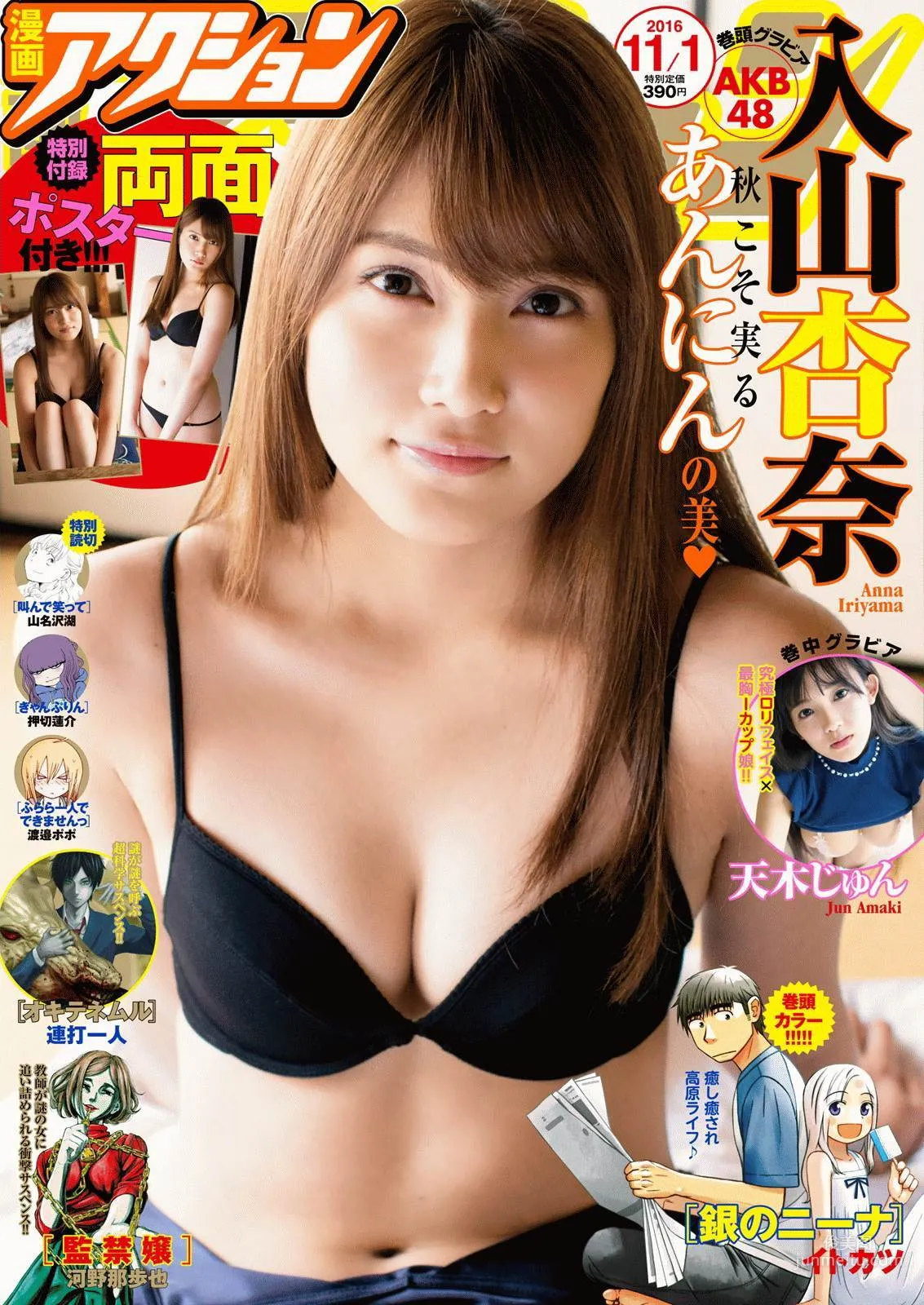 [Manga Action] Anna Iriyama Jun Amaki 2016 No.21 Photo Magazine photo 1