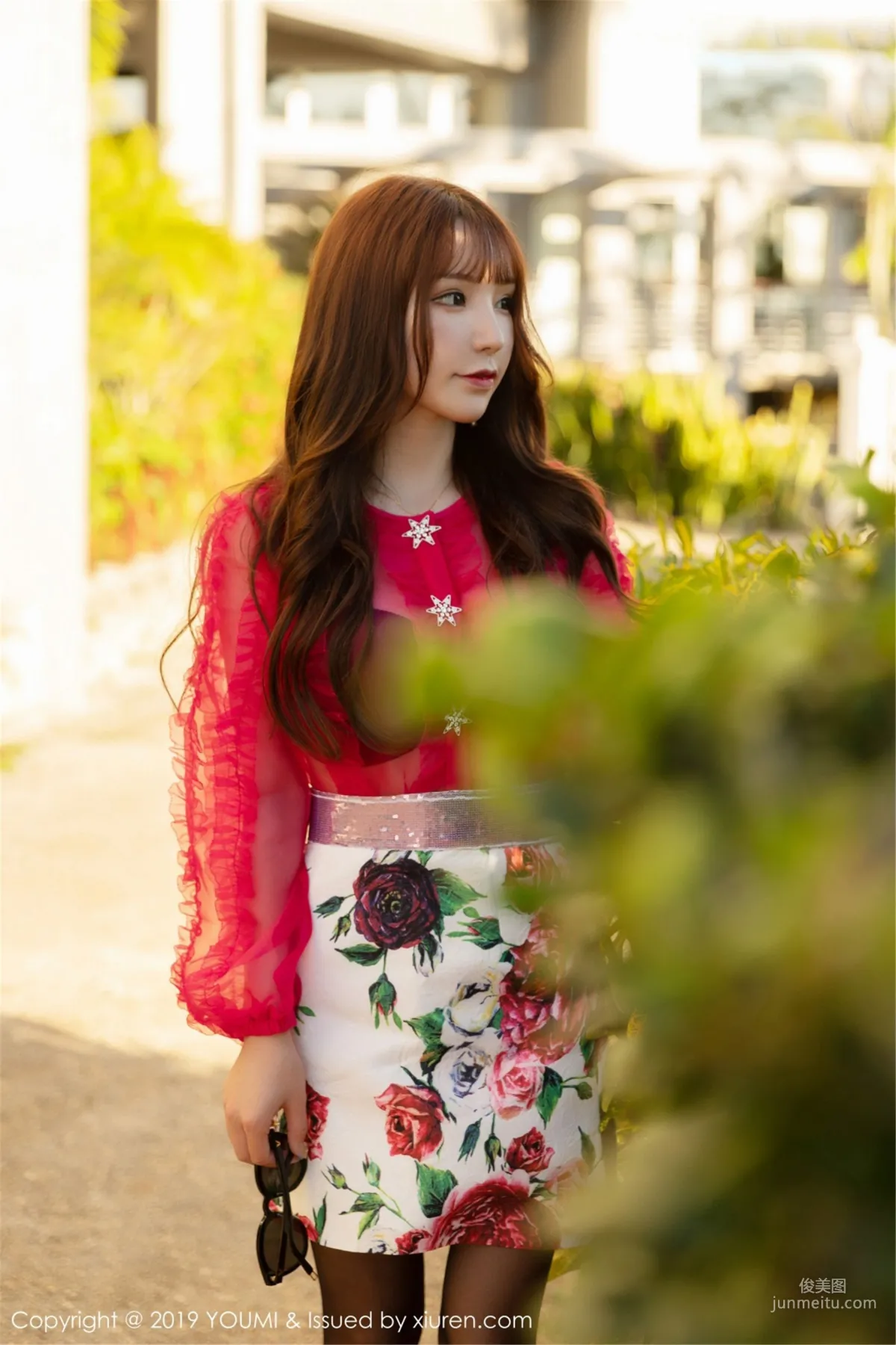 Zhou Yuxi Sandy, Tempting Lace Garter Stockings [YouMi] Vol.335 Photo Set photo 46