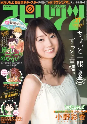 [Weekly Big Comic Spirits] 小野彩香 2014年No.27 寫真雜志