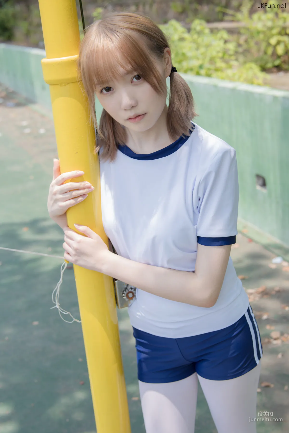 Aika《80D白絲外景體操服》 [森蘿财團] 寫真集 9