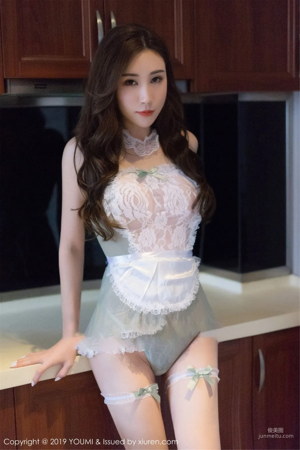 Sun Mengyao V, Hollow Semi-Transparent Charming Lingerie, [YouMi] Vol.337 Photo Set photo 30
