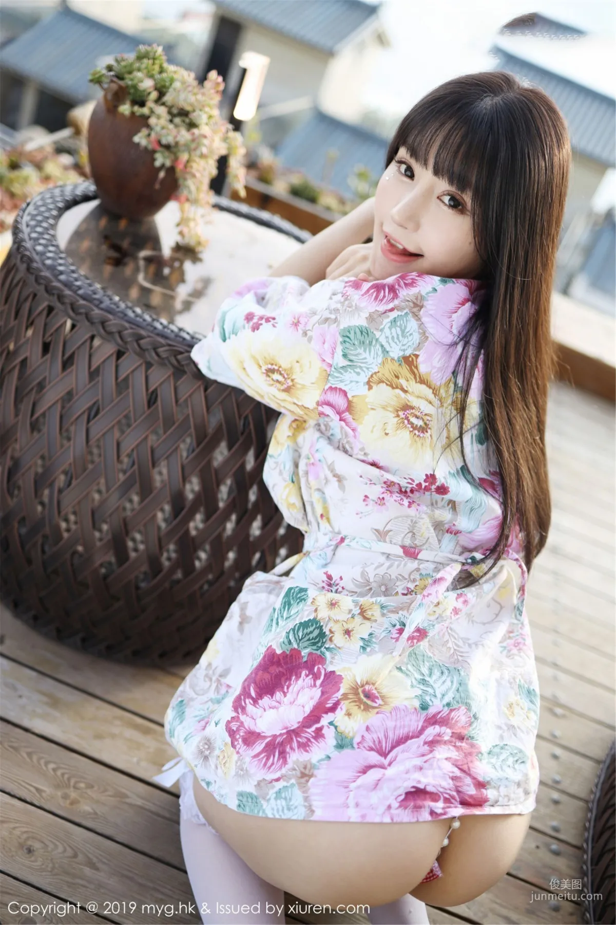 Flower Zhu Ke'er, Unique Sexy Figure Outdoors [MyGirl] Vol.373 Photo Set photo 27