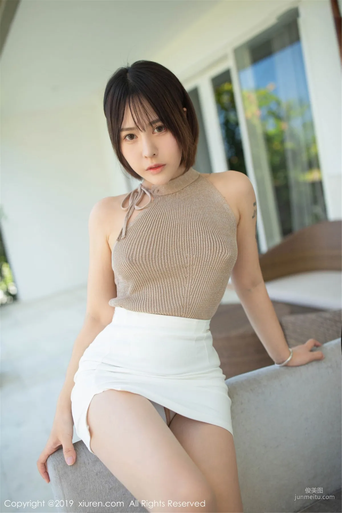 Evelyn Ai Li "Sexy Sweater Nipple Outline Series" [XiuRen] No.1598 Photo Set photo 10