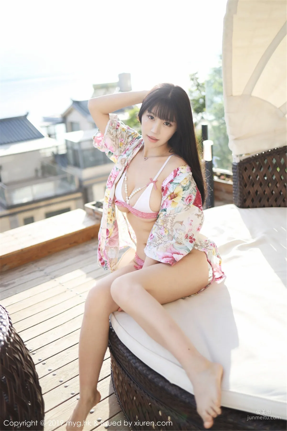 Flower Zhu Ke'er, Unique Sexy Figure Outdoors [MyGirl] Vol.373 Photo Set photo 10