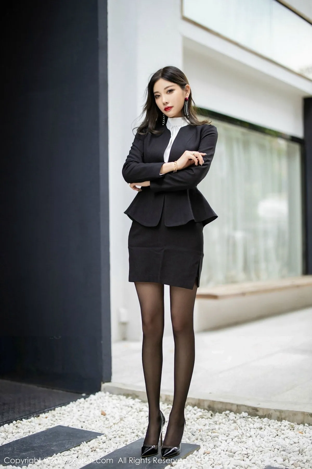 Yang Chenchen sugar "Secretary Black Stockings Outfit" [XiuRen] No.1616 Photo Set photo 10