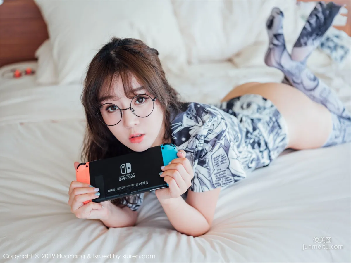 Wang Yuchun Sexy Glasses OL Series + Bunny Girl [HuaYang] Vol.160 Photo Set photo 5