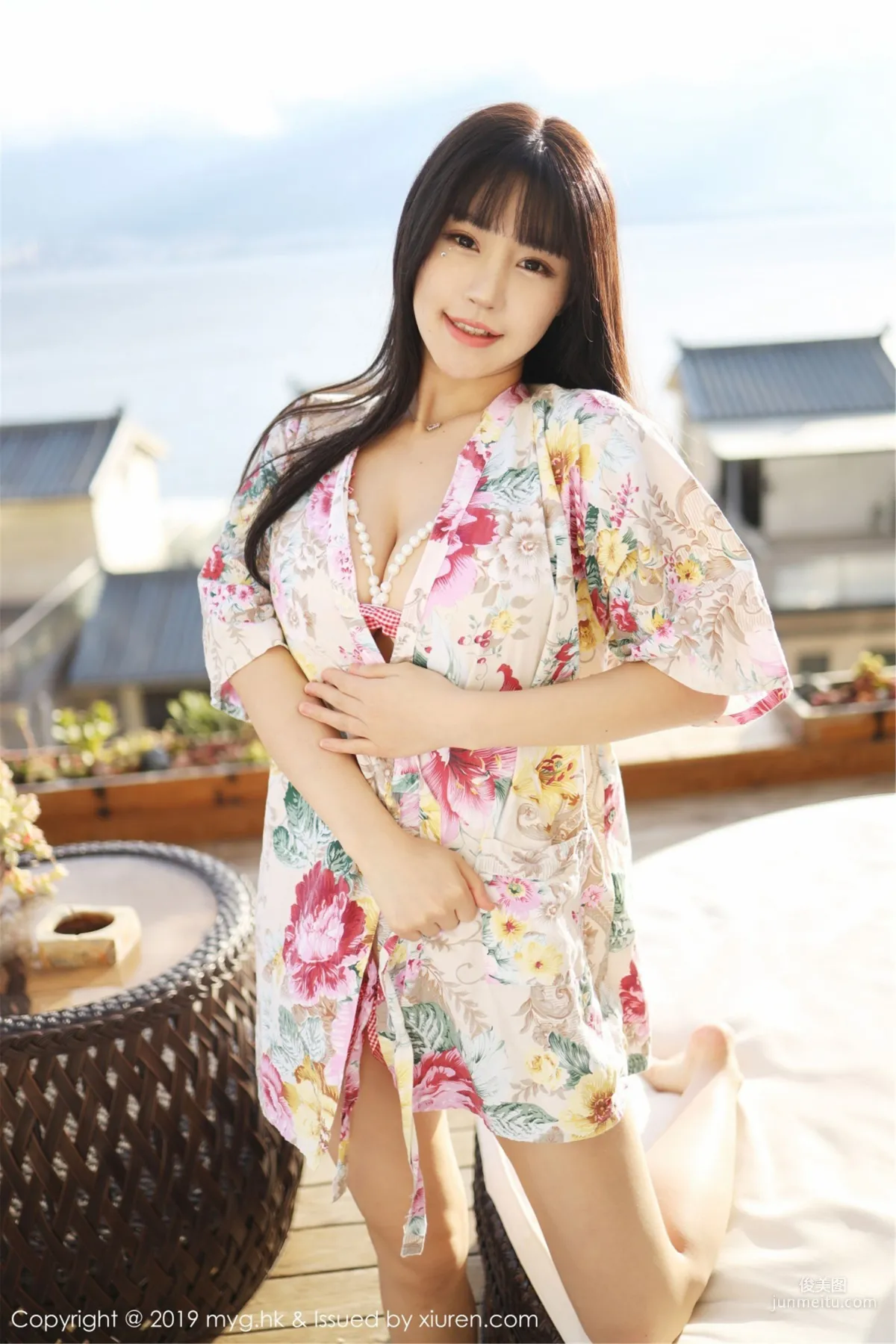 Flower Zhu Ke'er, Unique Sexy Figure Outdoors [MyGirl] Vol.373 Photo Set photo 13