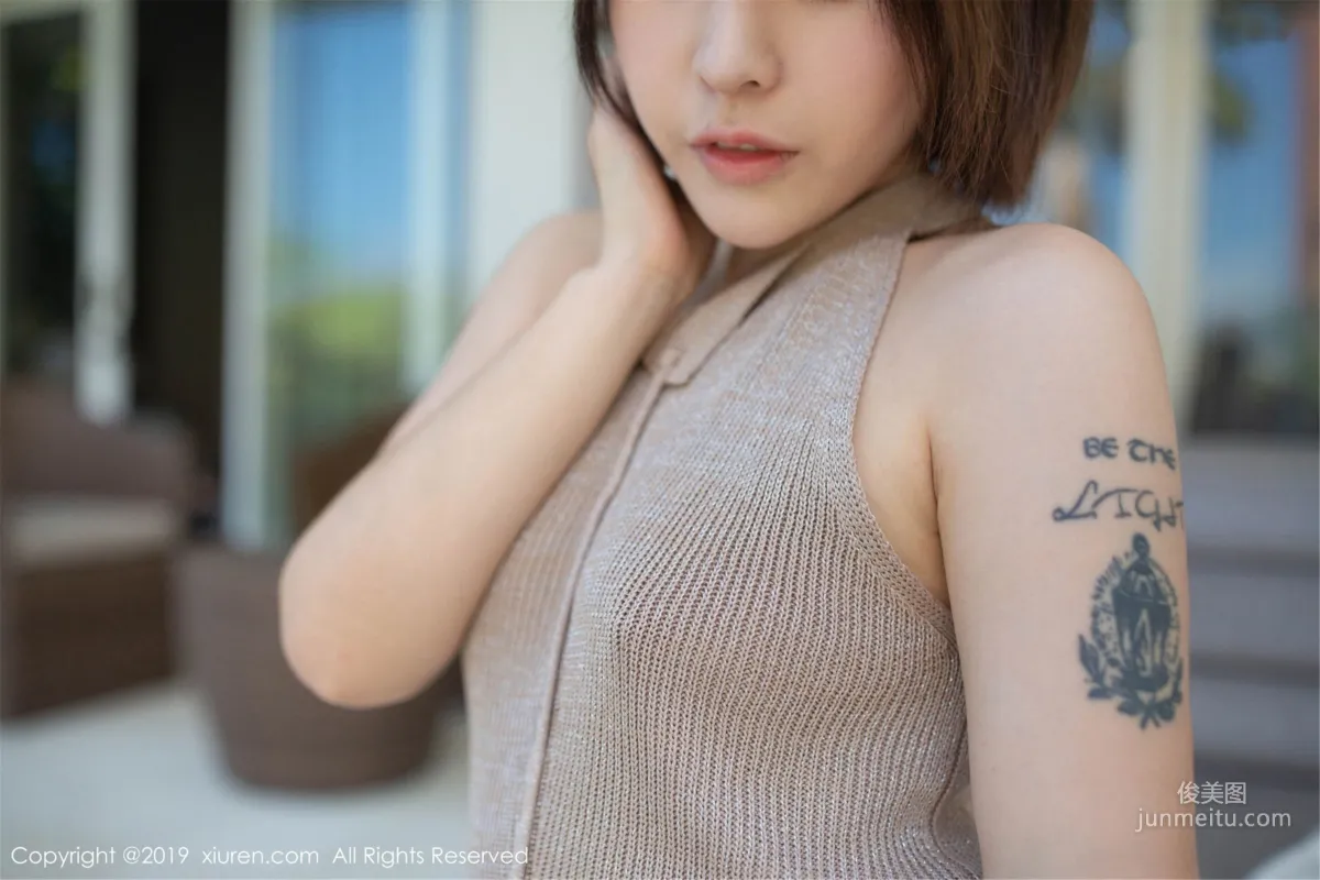 Evelyn Ai Li "Sexy Sweater Nipple Outline Series" [XiuRen] No.1598 Photo Set photo 42