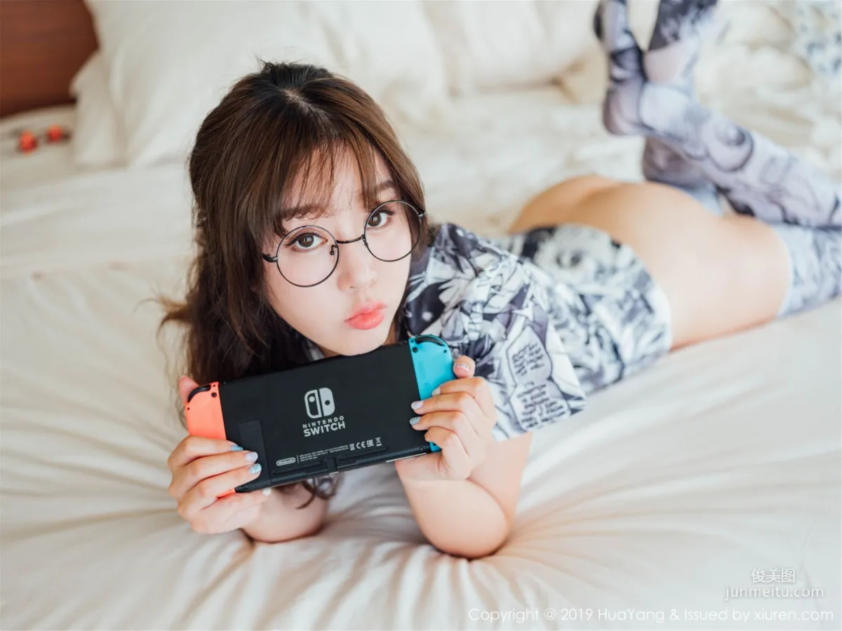 Wang Yuchun Sexy Glasses OL Series + Bunny Girl [HuaYang] Vol.160 Photo Set photo 4