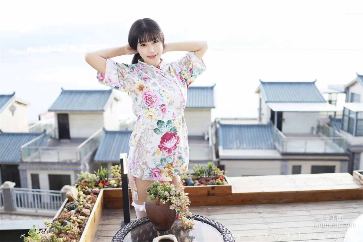 Flower Zhu Ke'er, Unique Sexy Figure Outdoors [MyGirl] Vol.373 Photo Set photo 21