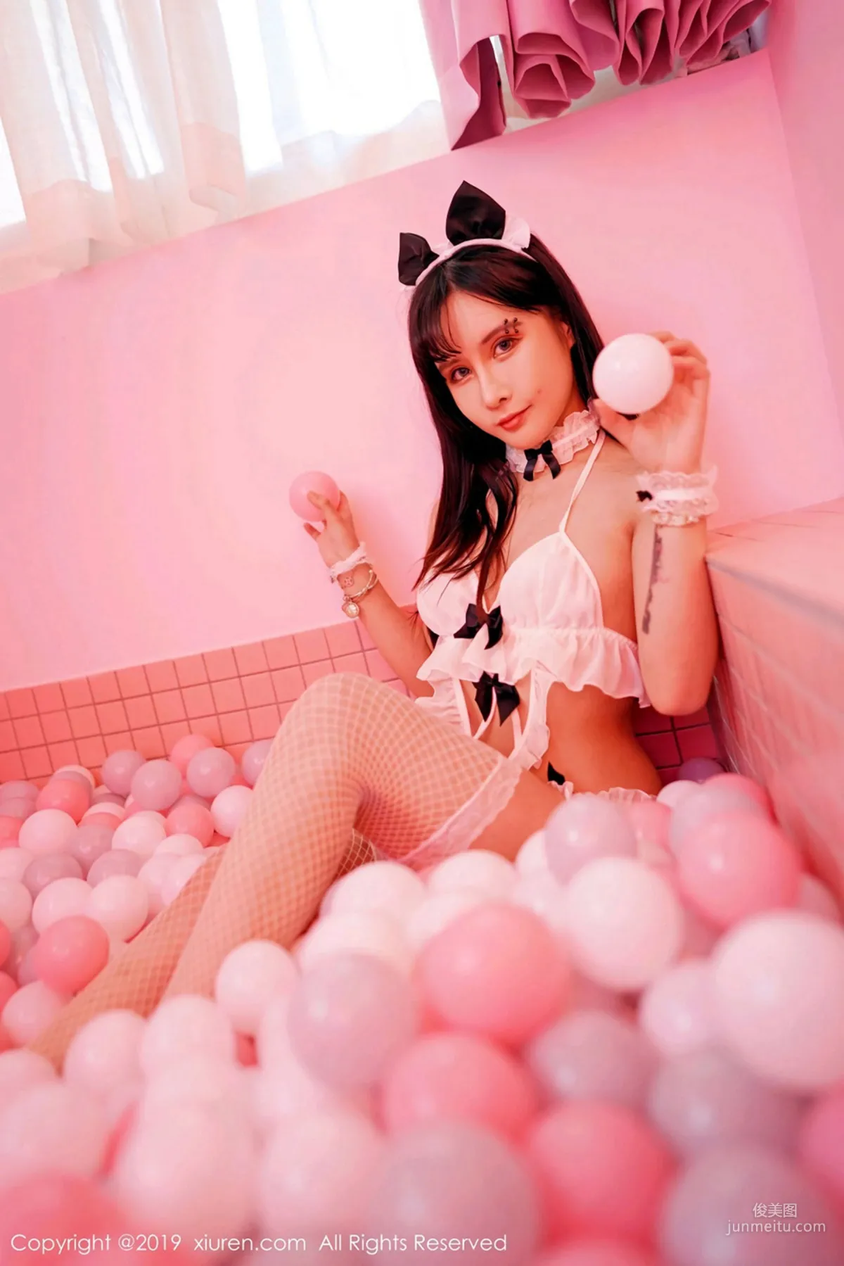 Qiu Shubei, Sexy Mai Shiranui and Charming Fishnet Stockings Series [XiuRen] No.1610 Photo Set photo 33