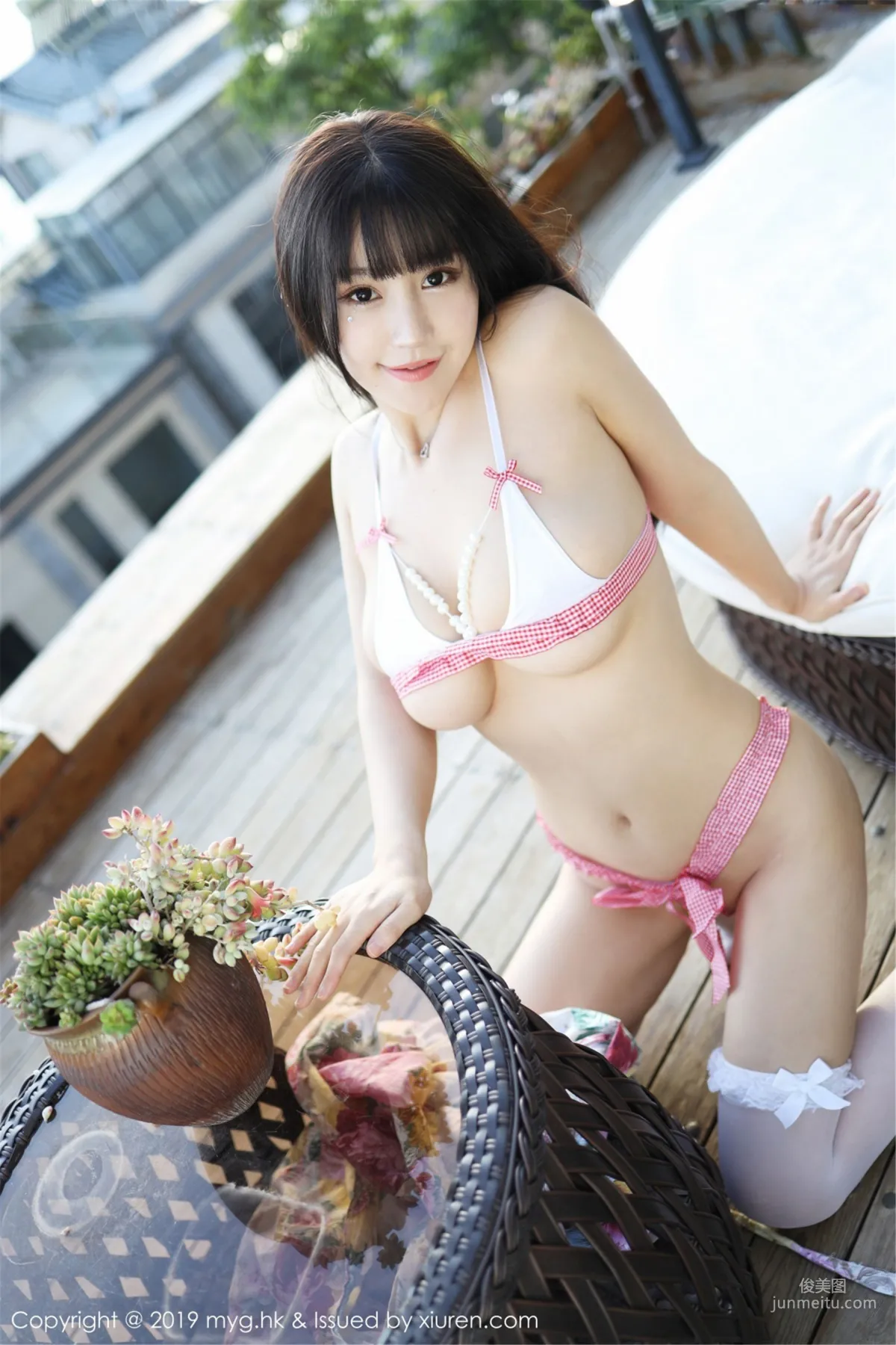 Flower Zhu Ke'er, Unique Sexy Figure Outdoors [MyGirl] Vol.373 Photo Set photo 31