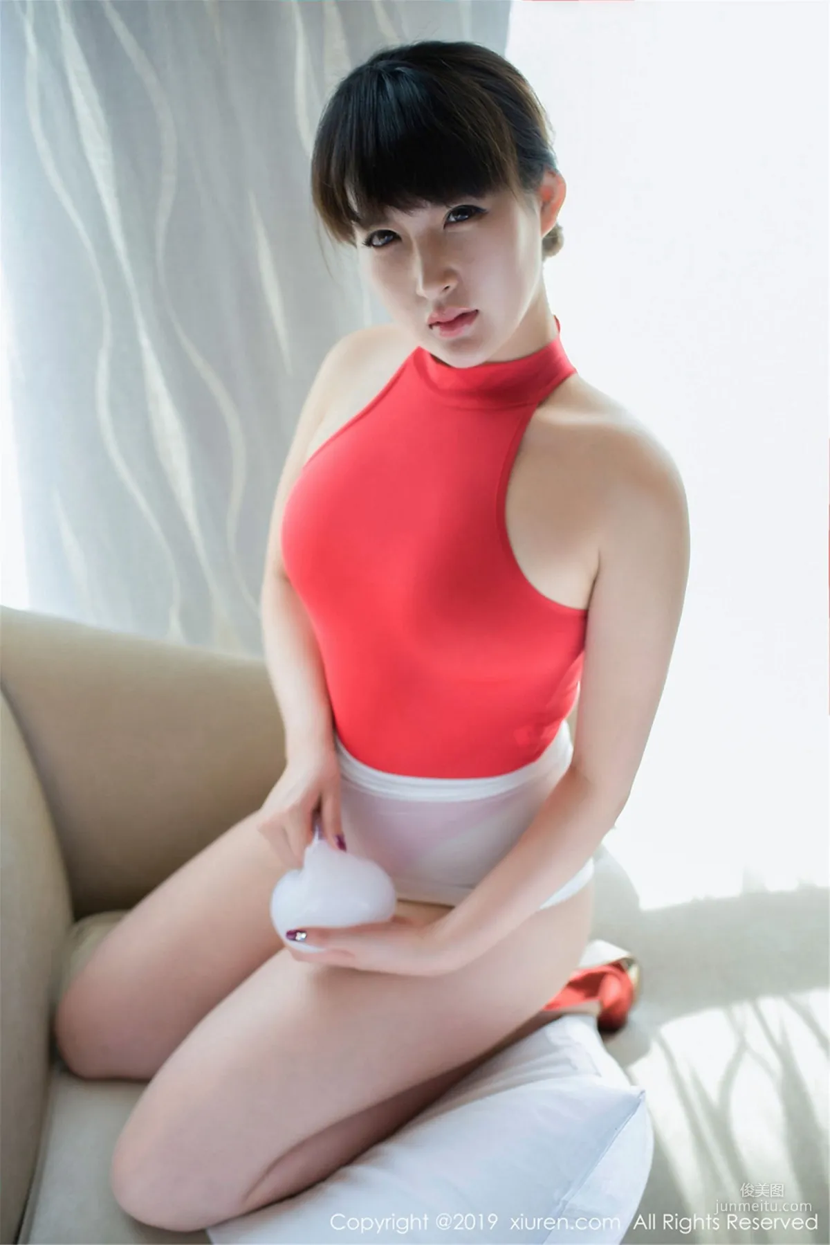 Sisi sisi 'Qipao and Red Transparent Bodysuit' [XiuRen] No.1617 Photo Set photo 7