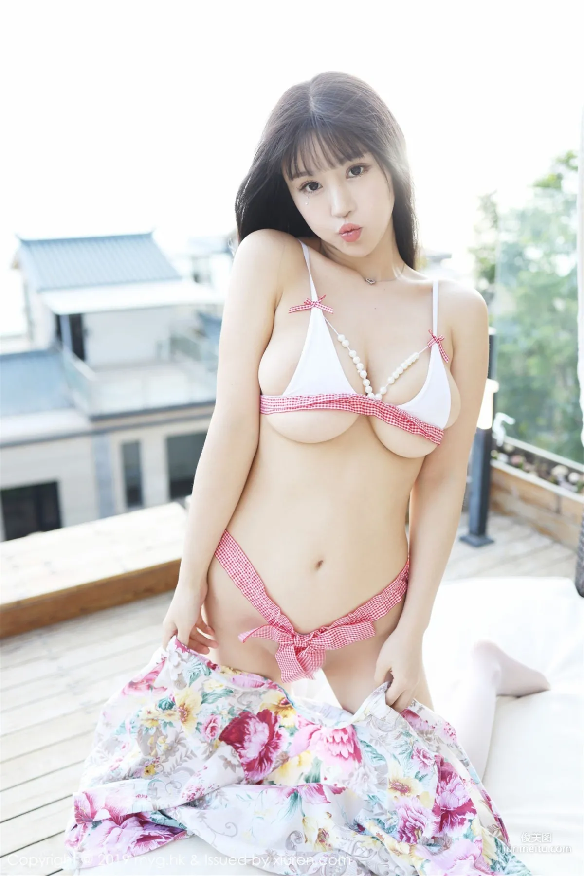 Flower Zhu Ke'er, Unique Sexy Figure Outdoors [MyGirl] Vol.373 Photo Set photo 2