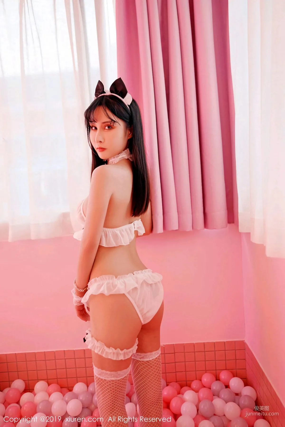 Qiu Shubei, Sexy Mai Shiranui and Charming Fishnet Stockings Series [XiuRen] No.1610 Photo Set photo 28