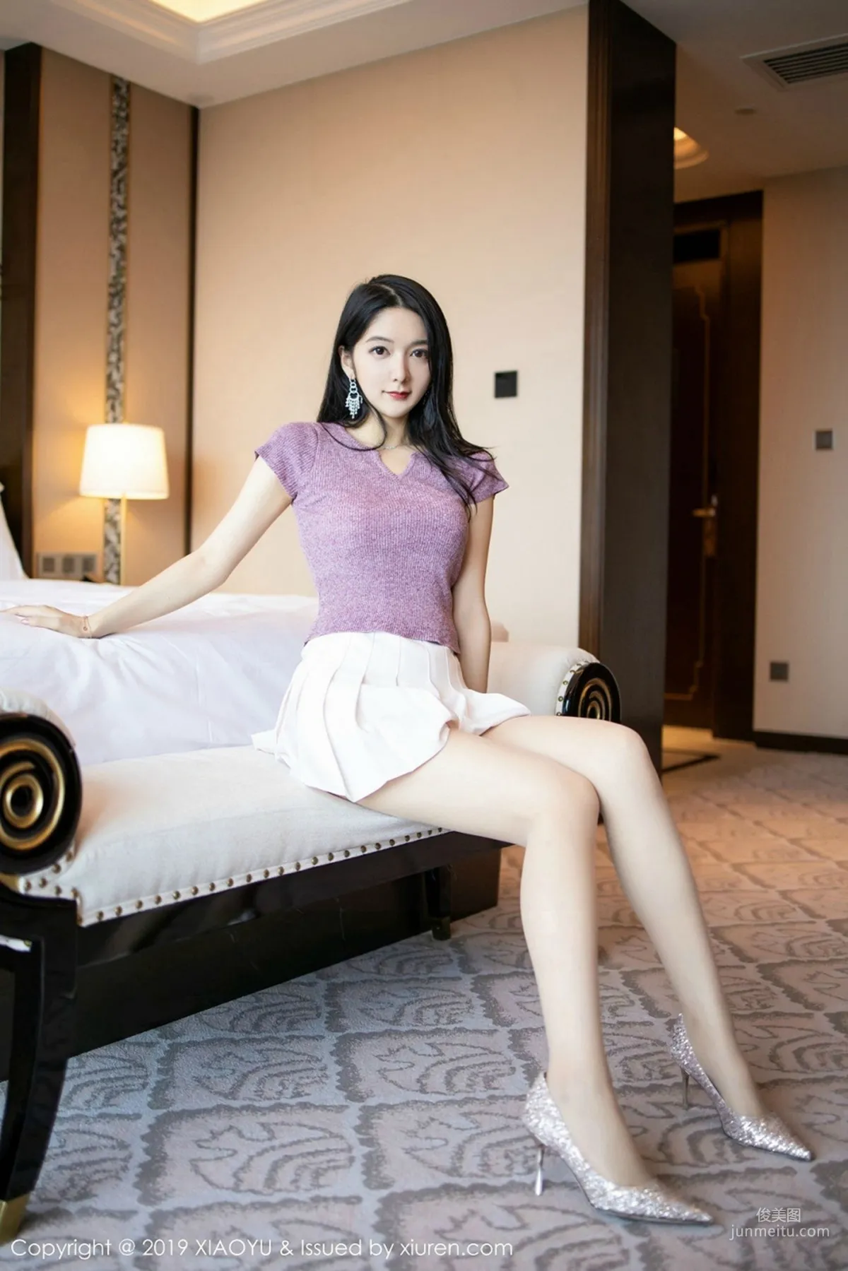 Angela Xiao Reba Sexy Stockings Lingerie [XIAOYU] Vol.132 Photo Set photo 17