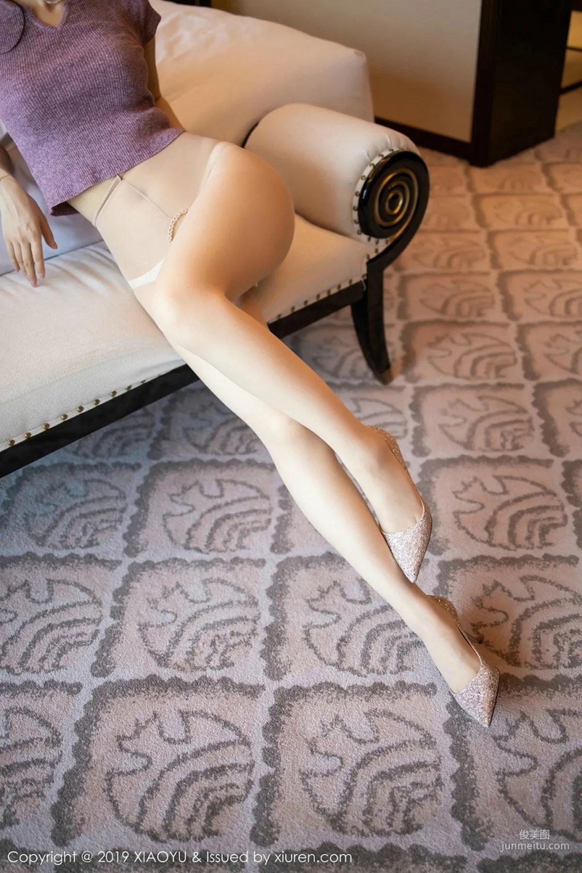 Angela Xiao Reba Sexy Stockings Lingerie [XIAOYU] Vol.132 Photo Set photo 31