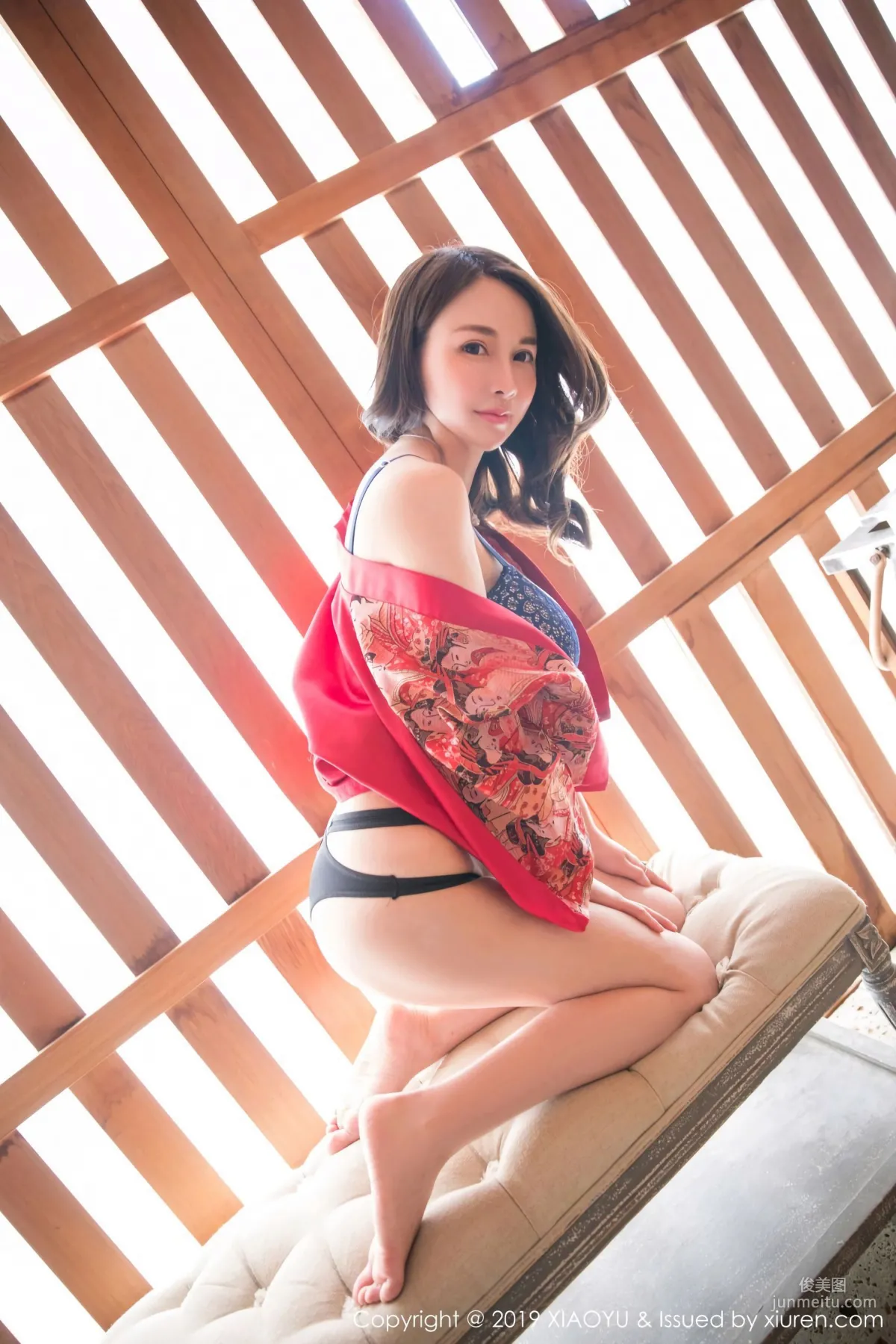 Shen Mitao miko, Lingerie, Cook and Kimono, the Ever-Changing Sexy Charm [XIAOYU] Vol.137 Photo Set photo 19